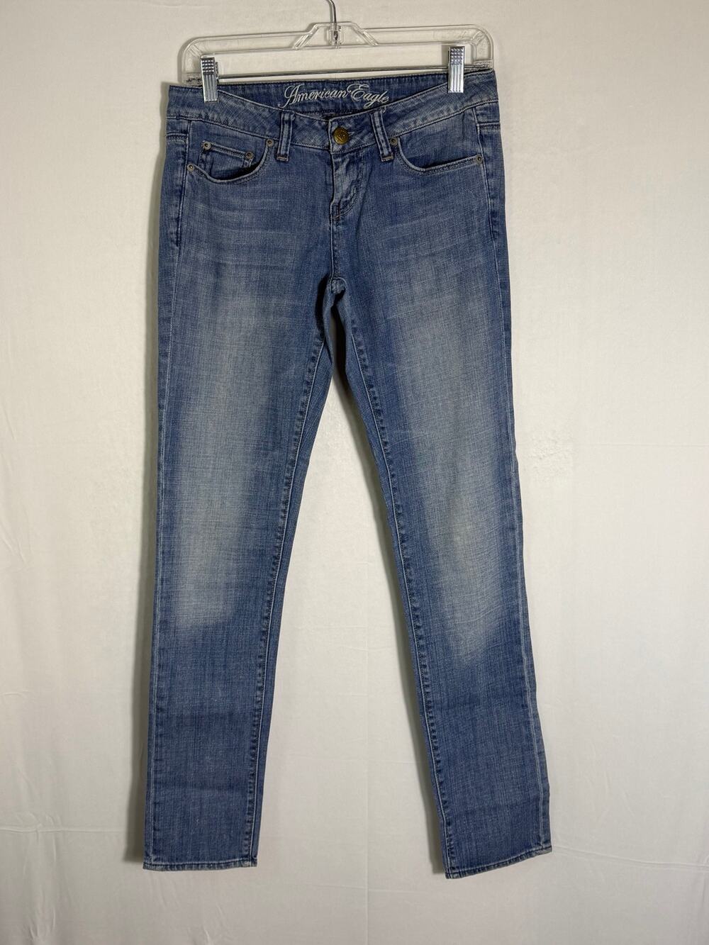 American Eagle Skinny Jeans Medium Wash Denim Size 4 Regular